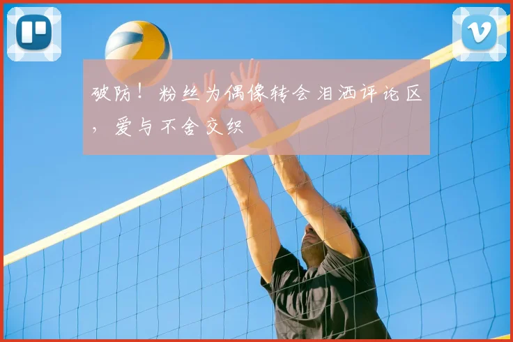 破防！粉丝为偶像转会泪洒评论区，爱与不舍交织